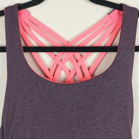 Lululemon free to be wild tank black cherry top 4 - Picture 8 of 11